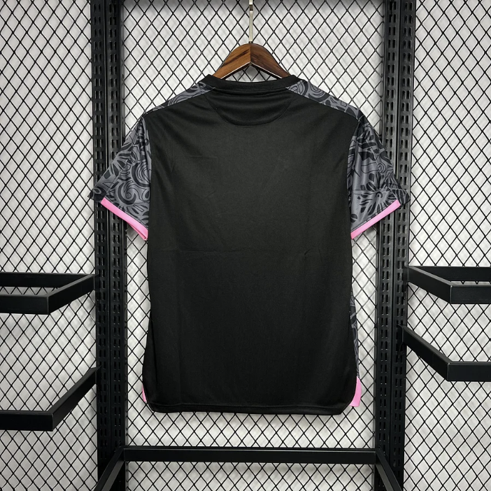 Fc Palestina voetbalshirt met aangepaste naam Zwart Roze