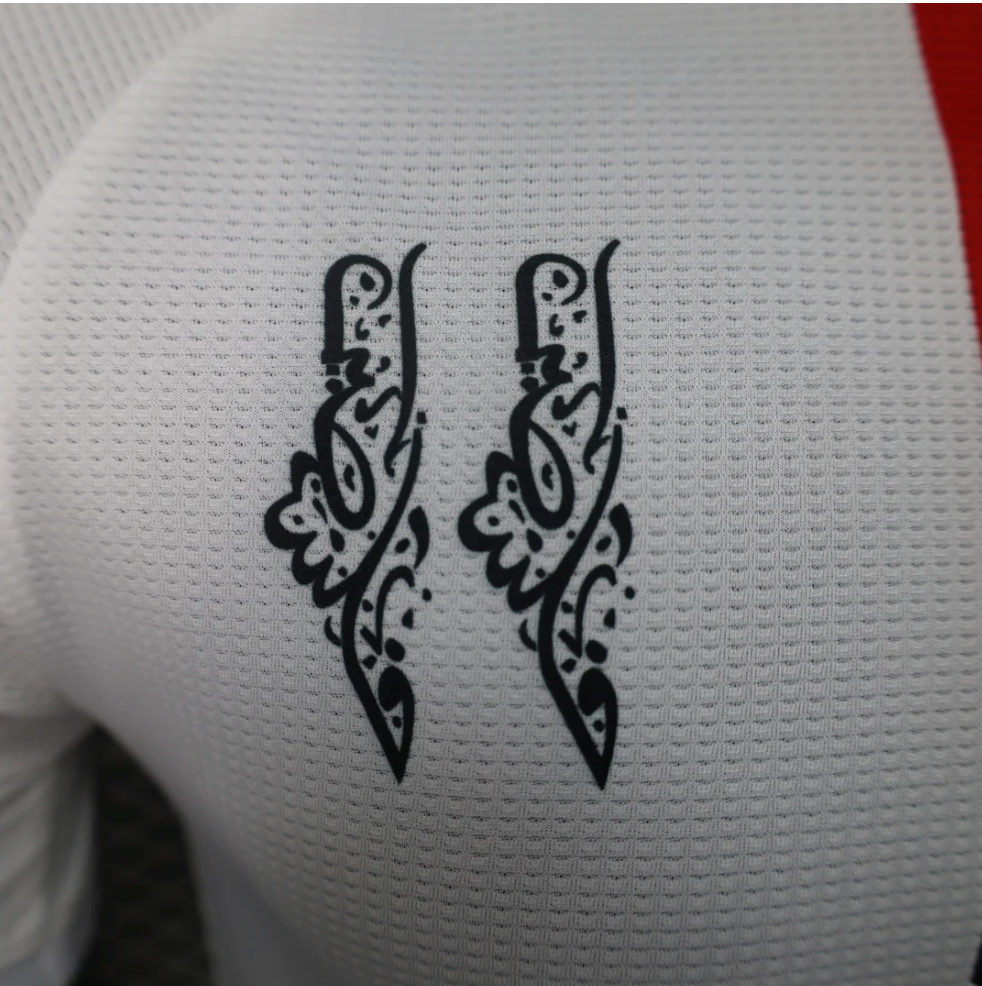 Fc Palestina voetbalshirt met aangepaste naam Wit