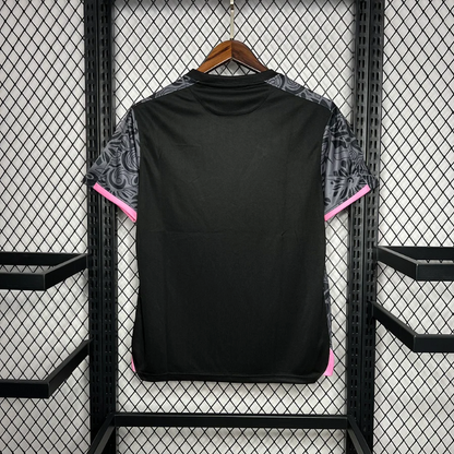 Fc Palestina voetbalshirt met aangepaste naam Zwart Roze