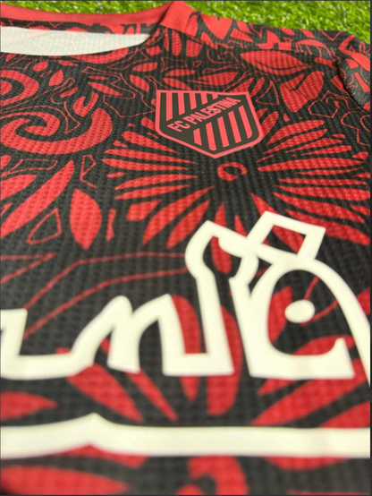 Fc Palestina voetbalshirt met aangepaste naam Rood